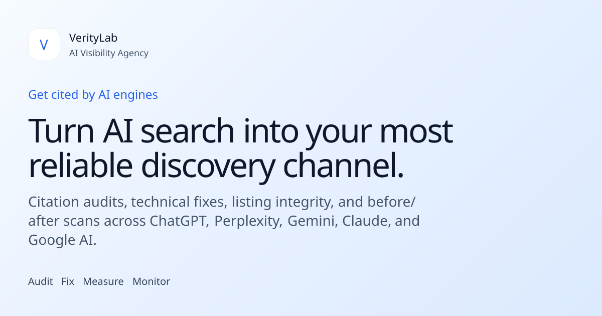 VerityLab | AI Visibility Agency